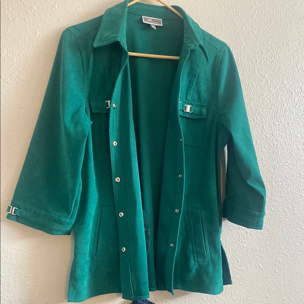 JM Collection Green Blazer
